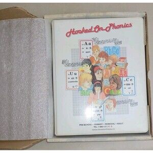 Vtg Hooked On Phonics Set Home School Preschool To Adult Remedial Tapes Read